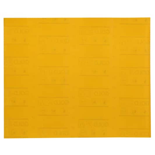 3M™ Gold Abrasive Sheet 12537, 600, 9 in x 11 in (229 mm x 280 mm), 50 Sheets/Pack, 5 Packs/Case