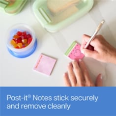Post-it Cute Sticky Notes, Pink Plaid You’re my Jam, and Pink Watermelon Notes One in a Melon