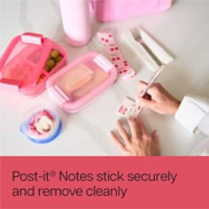 Post-it Cute Sticky Notes, Yellow Notes, Squeeze the Day! and Cream Notes, Cherry Proud You Header
