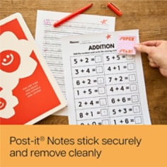 Post-it Cute Sticky Notes, Green Lined Notes and Pink Notes with Super Star!