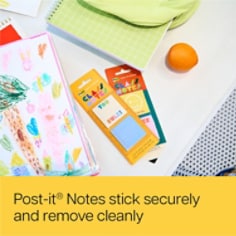 Post-it Cute Sticky Notes, Cream Notes with You Rule! and Blue Lined Notes! Writing