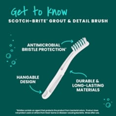 Scotch-Brite® Grout & Detail Brush - Product Anatomy
