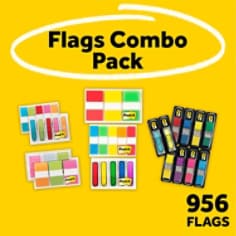 Post-it® Flag Combo Pack 683-AVP-SIOC