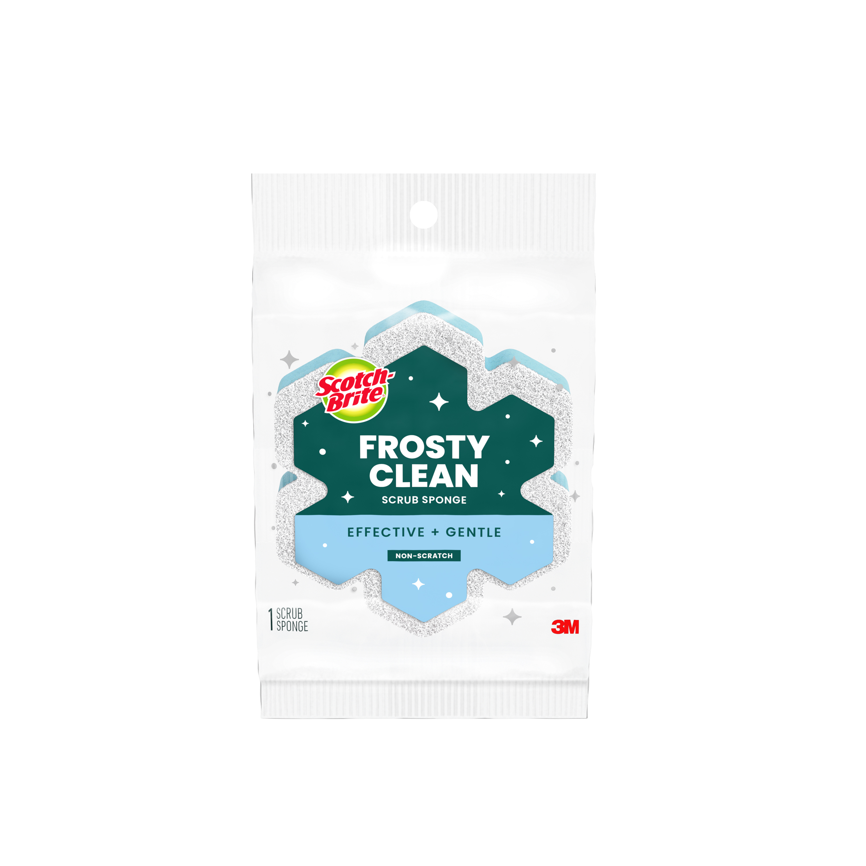 Scotch-Brite® Frosty Clean Scrub Sponge, In Pack - Center Image