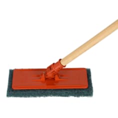 3M™ Doodlebug™ Utility Pad, 8242 with 3M™ Doodlebug™ Pad Holder 6472, cleaning floor