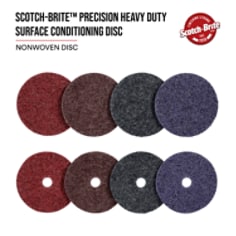 An Enhanced Basic plus card Image of Scotch-Brite Precision Heavy Duty Disc all grades