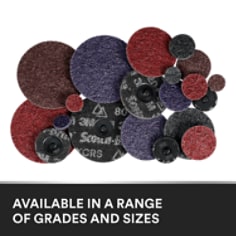 An Enhanced Basic plus card Image of Scotch-Brite Roloc Precision Heavy Duty Disc all grades