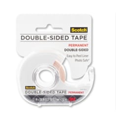 Scotch® Tape Double Sided 002-CFT, 1/2 in x 300 in