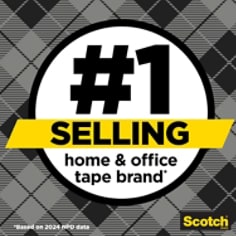 Scotch® Tape Single Sided 001-CFT, 3/4 in x 400 in