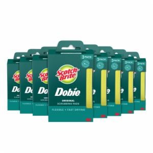 Scotch-Brite Dobie Original Cleaning Pad 723-2F, 3 each/pack, 8 packs/case image Scotch-Brite Dobie Original Cleaning Pad 723-2F, 3 each/pack, 8 packs/caseimage