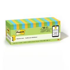 Post-it® Dispenser Pop-up Notes Cabinet Pack, 3 in. x 3 in., Floral Fantasy Collection, 18 Pads/Pack