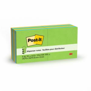 Post-it Pop-up Notes, R330-12AU, 3 in x 3 in (76 mm x 76 mm), 100 Sheets/Pad, 12 Pads/Pack, 100% PEFC, SGSCH-PEFC-COC-110078image