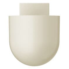 Command™ DCRO3BE op en straight image,  Décor Metal Wall Planter, Beige​