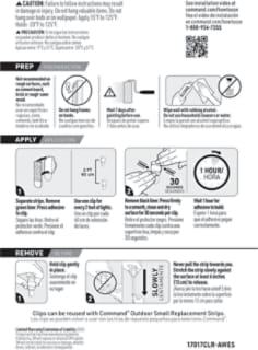 Command™ 17017CLR AWES ipes instructions 01 back package instructions image