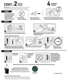 Command™ fc12bnaw2club ip instructions 01 back package instructions image