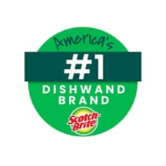 Scotch-Brite® Soap Control Odor Resist Dishwand Brush Scrubber 751U-4, America's #1 Brand B+ Image