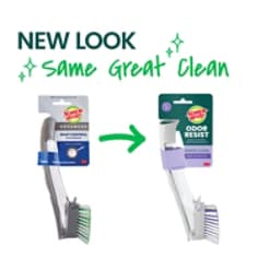 Scotch-Brite® Soap Control Odor Resist Dishwand Brush Scrubber 751U-4, New Look B+ Image