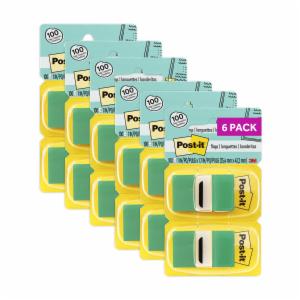 Post-it Flags 680-GN12, 1 in. x 1.7 in. (25,4 mm x 43,2 mm) Greenimage