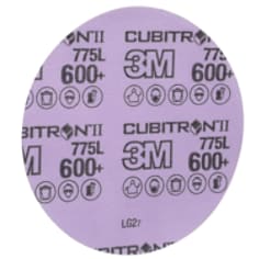 3M Cubitron II Film Disc 775L, 600+, No Hole