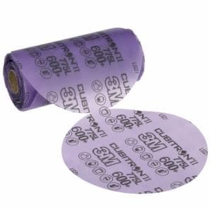 3M™ Cubitron II Stikit Film Disc Roll 775L, 600+ 3MIL, 5 in x NH, Linered, 500X, 100 Discs/Roll, 4 Rolls/Caseimage