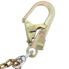 A 3M DBI-SALA Swiveling Chain Rebar/Positioning Lanyard 1.7' long