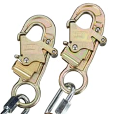 A 3M DBI-SALA Swiveling Chain Rebar/Positioning Lanyard 1.8' long