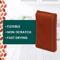 Scotch-Brite® Dobie Scrubbing Pad, B+, Acorn - Product Anatomy