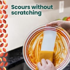 Scotch-Brite® Dobie Scrubbing Pad, B+, Pumpkin - Scours