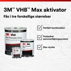 3M™ VHB™ Tape Max PDP Visual 1 Dansk