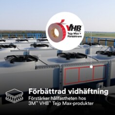 3M™ VHB™ Tape Max PDP Visual 3 Svenska