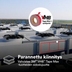 3M™ VHB™ Tape Max PDP Visual 3 Suomeksi