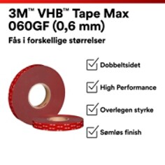 3M™ VHB™ Tape Max PDP Visual 9 Dansk