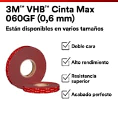 3M™ VHB™ Tape Max PDP Visual 9 Español
