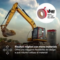 3M™ VHB™ Tape Max PDP Visual 13 Italiano