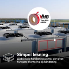 3M™ VHB™ Tape Max PDP Visual 12 Dansk