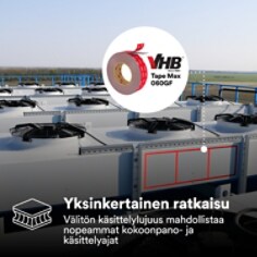 3M™ VHB™ Tape Max PDP Visual 12 Suomeksi