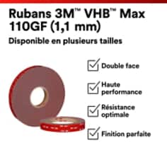 3M™ VHB™ Tape Max PDP Visual 16 Français