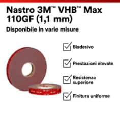 3M™ VHB™ Tape Max PDP Visual 16 Italiano