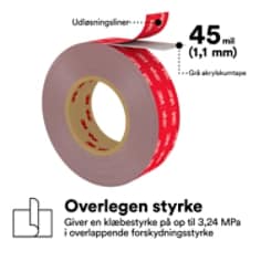 3M™ VHB™ Tape Max PDP Visual 17 Dansk