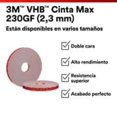 3M™ VHB™ Tape Max PDP Visual 24 Español