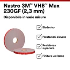 3M™ VHB™ Tape Max PDP Visual 24 Italiano