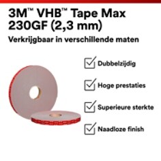 3M™ VHB™ Tape Max PDP Visual 24 Nederlands
