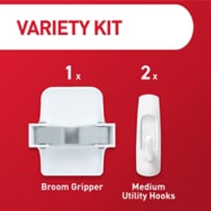 Command™ B+ Closet Organization Includes Variety Kit. Cat No.17007 - 17001