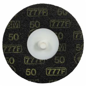 3M™ Roloc Disc 777F, 50 YF-weight, TR, 3 in, Die R300V, 50/Pac, 200 ea/Case image 3M™ Roloc Disc 777F, 50 YF-weight, TR, 3 in, Die R300V, 50/Pac, 200 ea/Caseimage