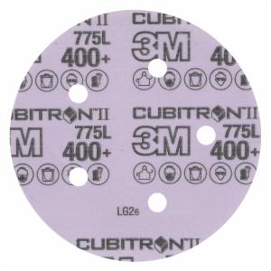 3M™ Cubitron II Hookit Film Disc 775L, 400+ 3MIL, 5 in x NH, 5HL, Die 500FH, 50/Carton, 250 ea/Caseimage