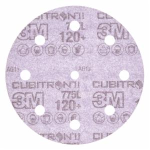 3M™ Cubitron II Hookit Film Disc 775L, 120+ 3MIL, 5 in x 5/16 in, 8HL, Die 500KE image 3M™ Cubitron II Hookit Film Disc 775L, 120+ 3MIL, 5 in x 5/16 in, 8HL, Die 500KEimage