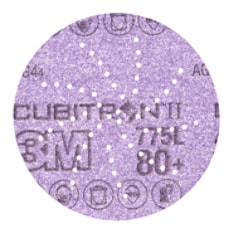 3M Xtract Cubitron II Film Disc 775L, 80+, 300DS, 3 in