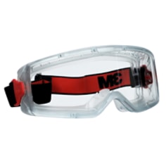 3M™ GoggleGear™ 보호 고글 3000 시리즈 GG3101A-AF, PVC 셔라우드, 클리어 AF/AS 렌즈, 프리미엄 천 스트랩