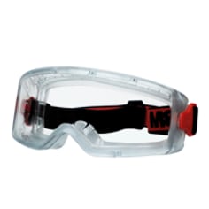 3M™ GoggleGear™ 보호 고글 3000 시리즈 GG3101A-AF, PVC 셔라우드, 클리어 AF/AS 렌즈, 프리미엄 천 스트랩