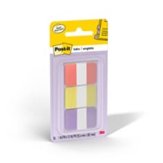 Post-it® Tabs, 1 in x 1.5 in (25.4 mm x 38.1 mm)